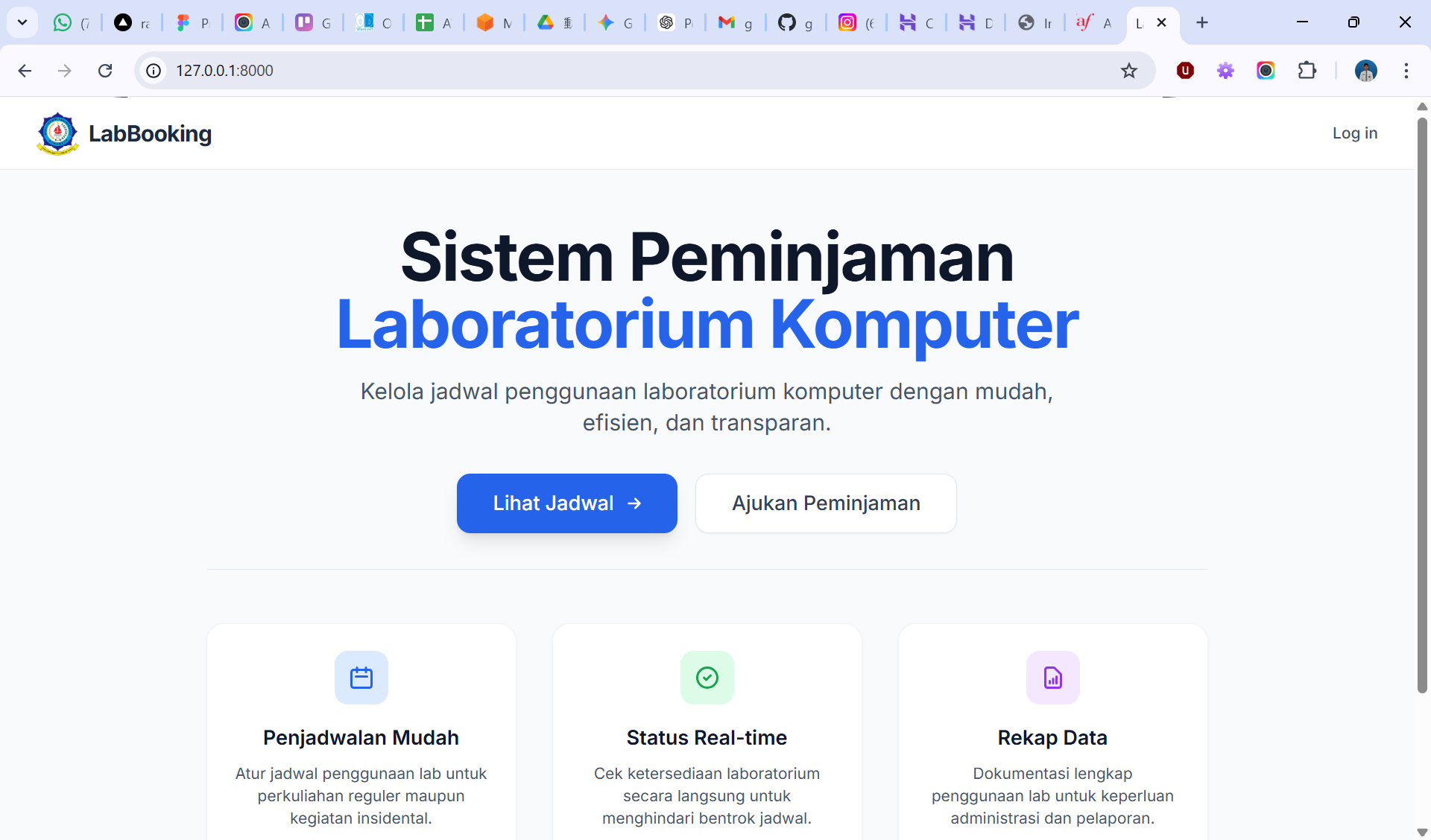 Sistem Manajemen Penjadwalan Lab